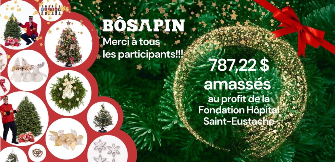 devoilement de la collecte en partenariat avec bosapin dec 2024