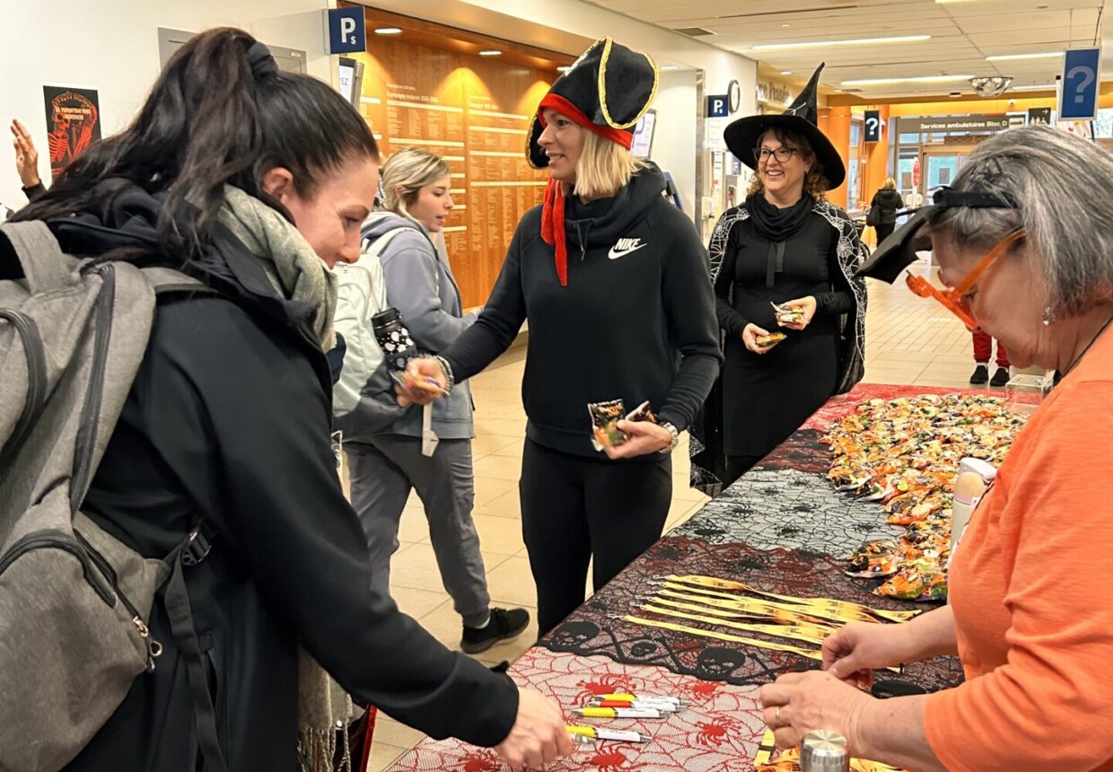 Campagne de reconnaissance des employes de L'hopital desaint-eustache pour Halloween 2024