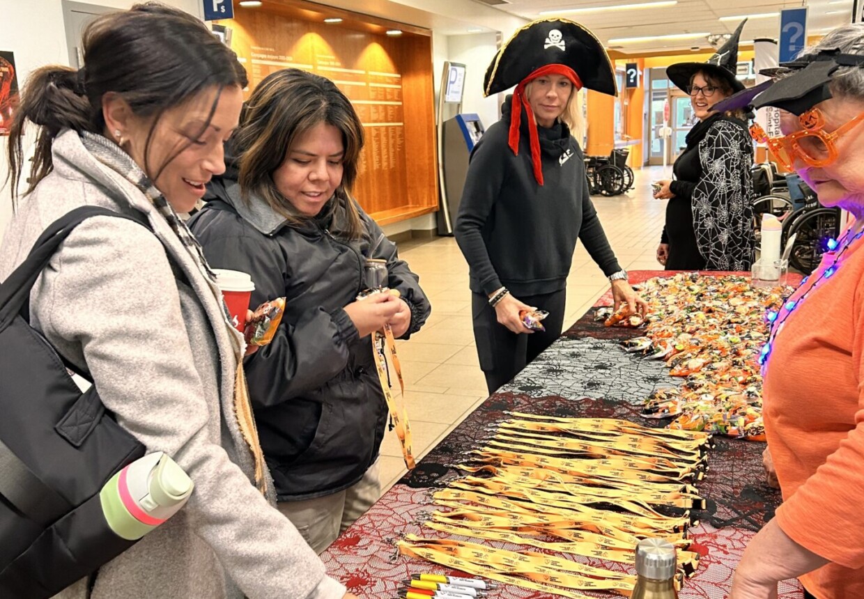 Campagne de reconnaissance des employes de L'hopital desaint-eustache pour Halloween 2024