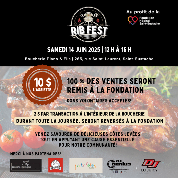 Promotion Rib fest à saint-eustache