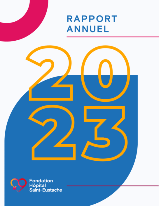 rapport annuel 2023 Fondation Hôpital Saint-Eustache