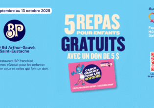 cartes pour enfants boston pizza 2025